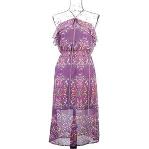 NEW Monteau Floral Halter Maxi Dress Small